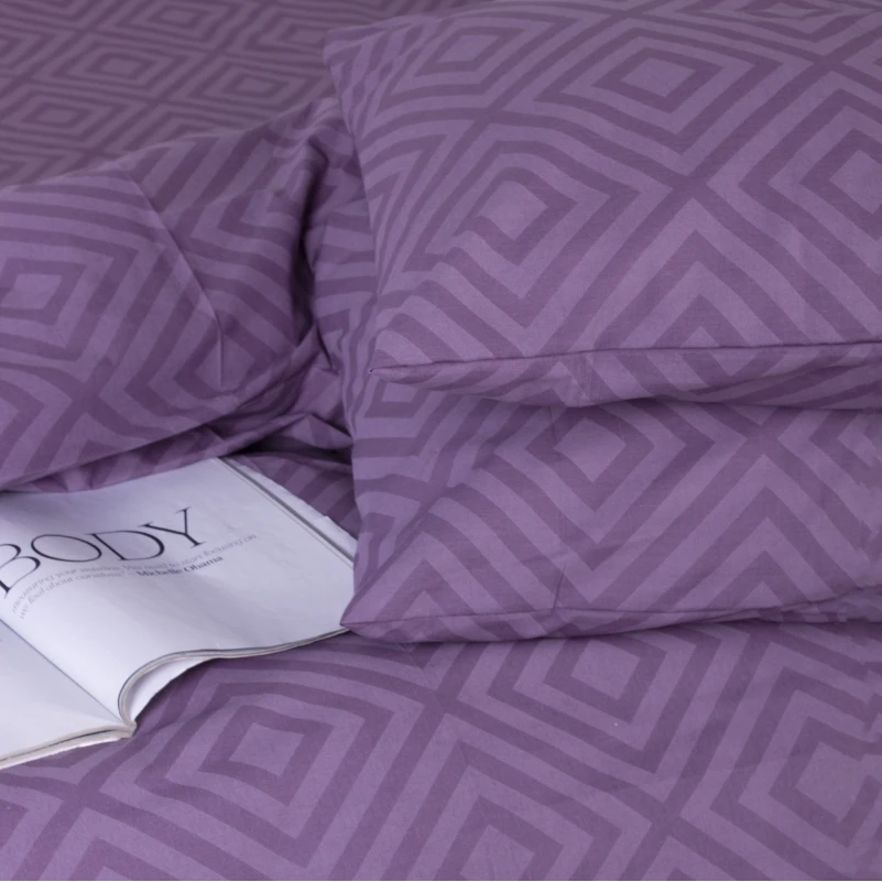 Комплект постільної білизни MirSon Ranforce Elite 17-0626 Geometry Purple - 6