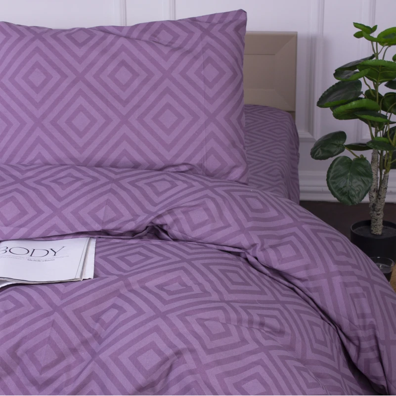 Комплект постільної білизни MirSon Ranforce Elite 17-0626 Geometry Purple - 5