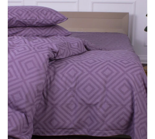 Простирадло MirSon Ranforce Elite 17-0626 Geometry Purple
