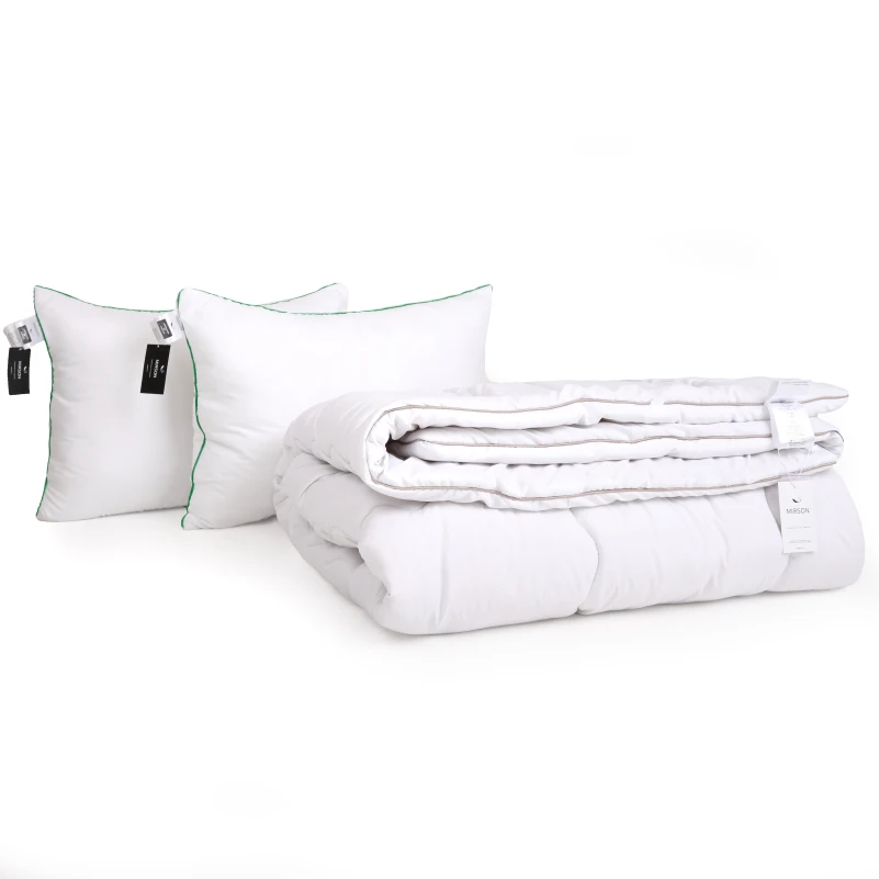 Набор шерсть №9568 "Gold Silk Hand Made" Wool Зима (Одеяло + подушка) - 3