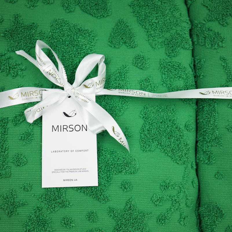 Набор подарочных полотенец Т 50*90 + 70*140 "Gold Soft Life Grean" - 1