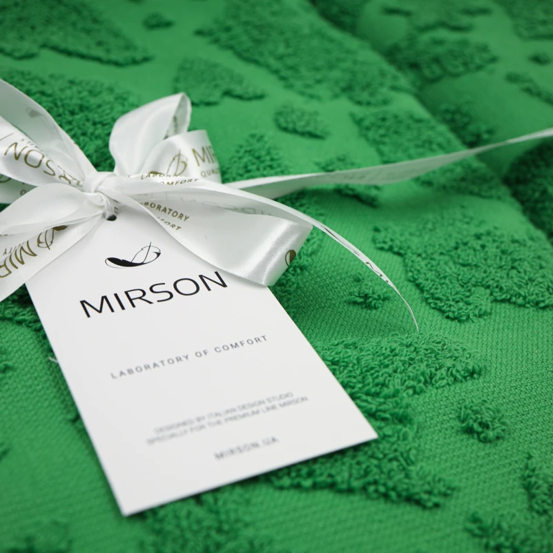 Набор подарочных полотенец Т 50*90 + 70*140 "Gold Soft Life Grean" - 3