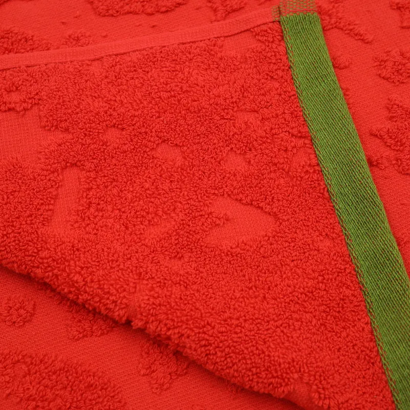 Набір подарункових рушників Т 50*90 + 70*140 "Gold Soft Life Red" - 3