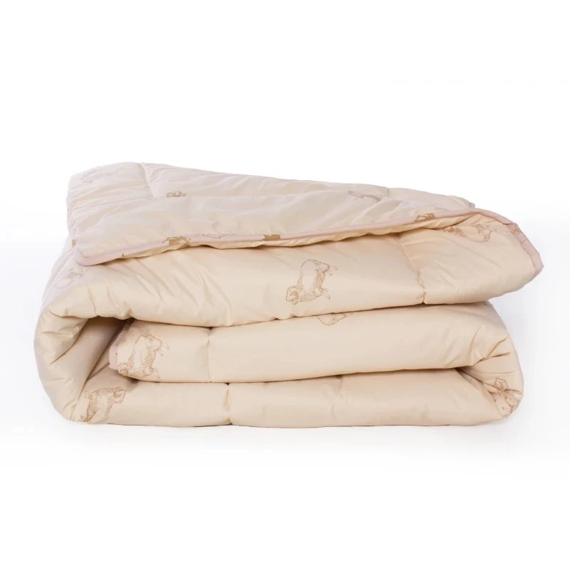 Набор шерсть №9562 "Gold camel" Wool Зима (Одеяло + подушка) - 5