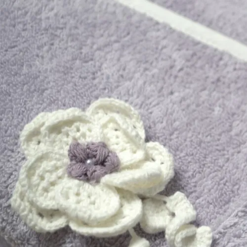 Халат С "Grace Fluffy Robe" purple - 3