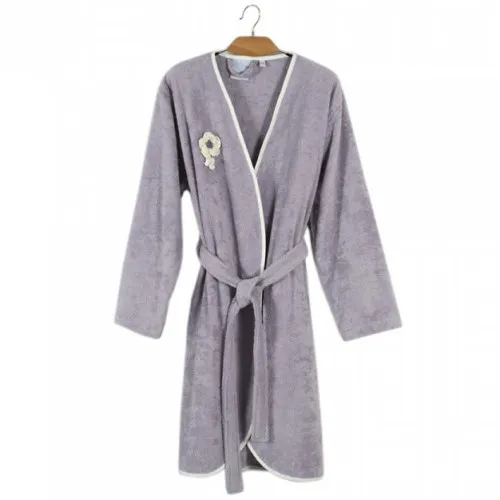 Халат С "Grace Fluffy Robe" purple - 2