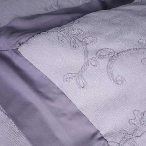 Комплект постельного белья Сатин ELIT с вышивкой  "Gray depth" - 2