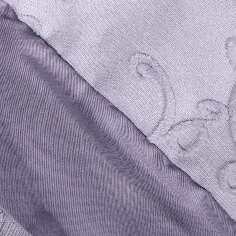 Комплект постільної білизни Сатин ELIT з вишивкою  "Gray depth" - 4