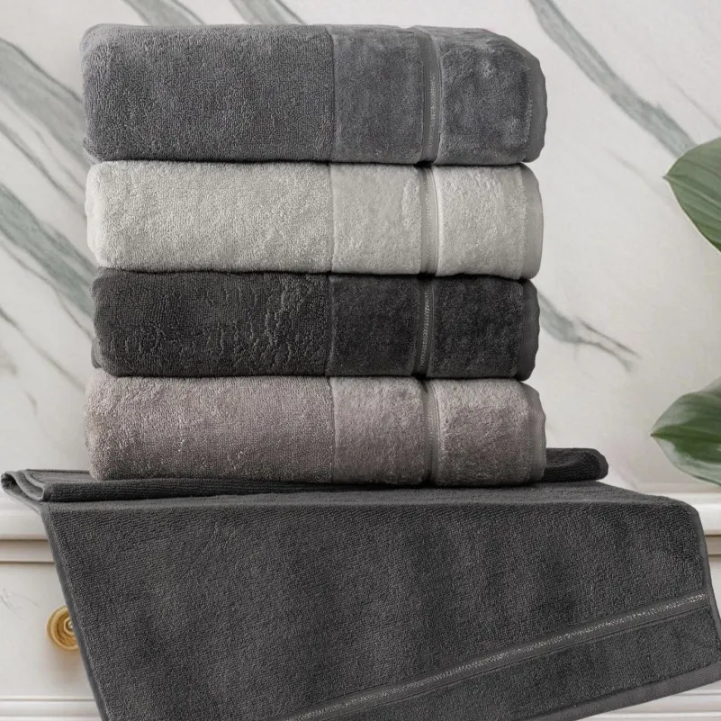 Полотенце М "Harmony Collection light gray"