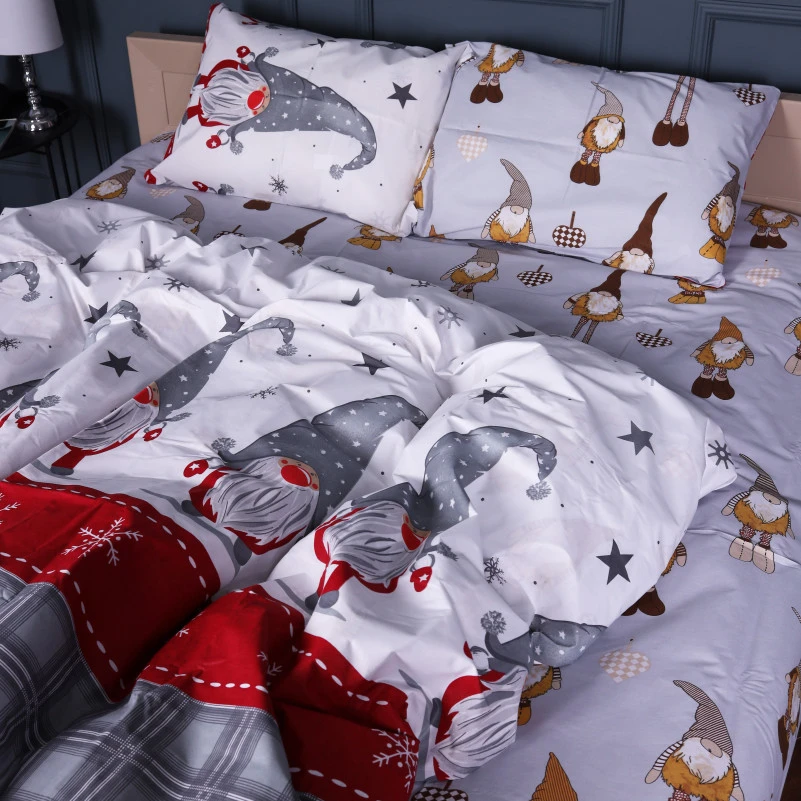 Комплект постільної білизни Бязь 17-0676 Holiday Magic