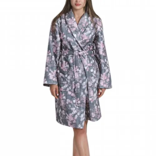 Халат С "Home Robe" pink flowers - 3