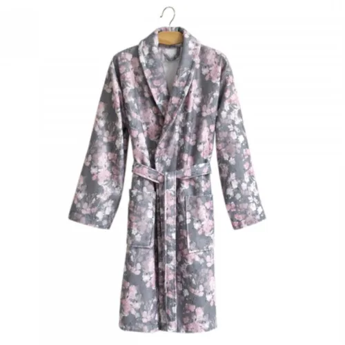 Халат С "Home Robe" pink flowers - 2