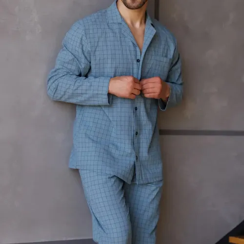 Піжама чоловіча Варена бавовна Х "Homely" blue - 4