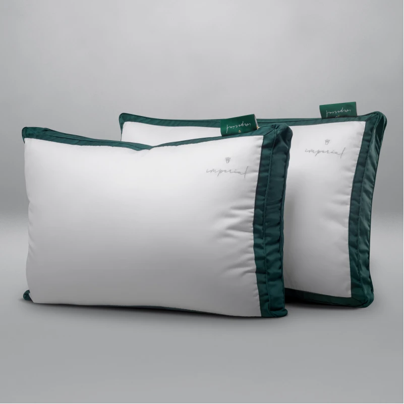 Подушка пуховая Imperial Satin Luxe 100% пух Imperial class сатин (средняя) - 8