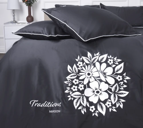 Підковдра Сатин 0240 Iron grey "Traditions" - 2