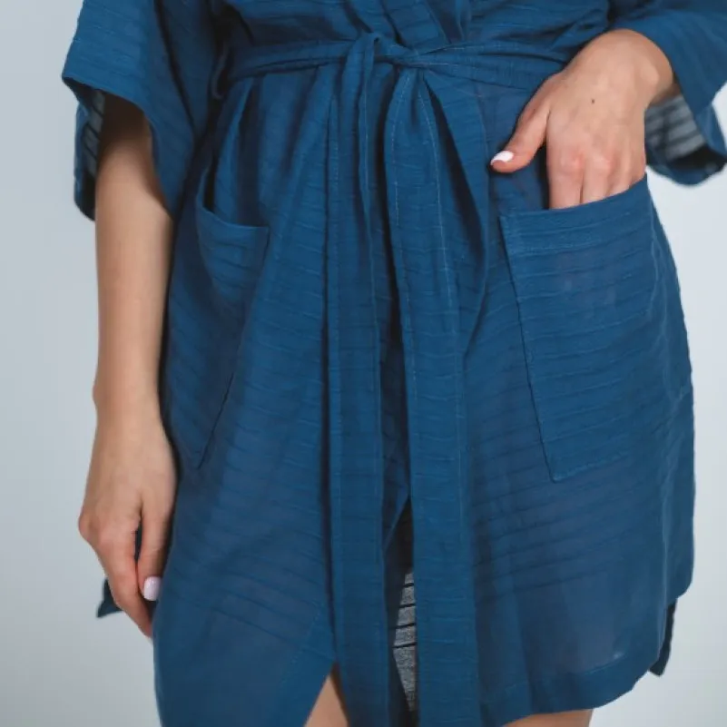 Халат С "Isabella Night Robe" indigo - 3
