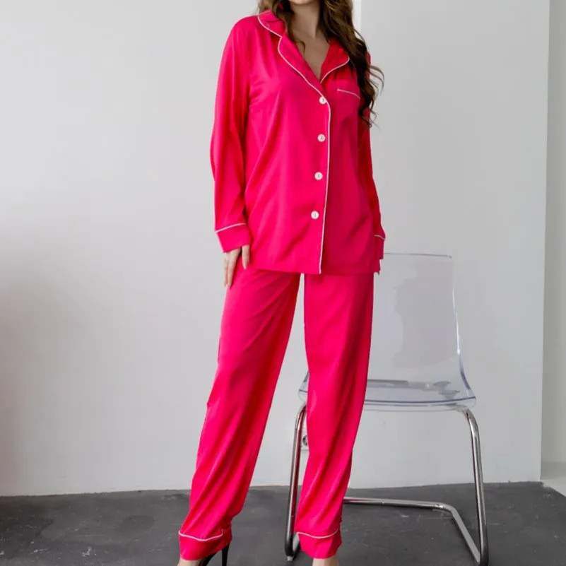 Пижама женская шелк Армани "Jes pink" - 4
