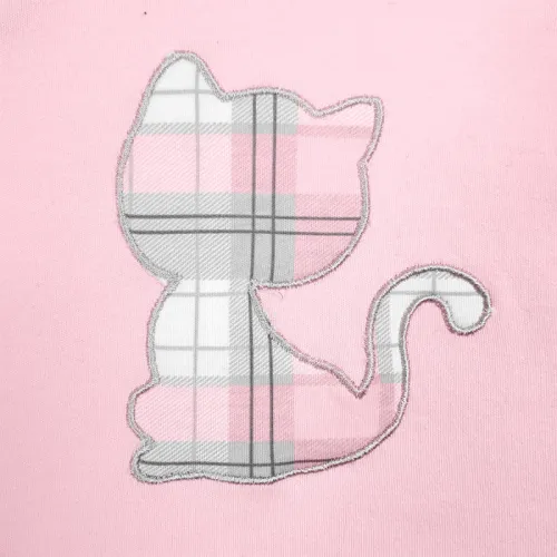 Піжама дитяча трикотажна для дівчат "Kitten" pink - 5