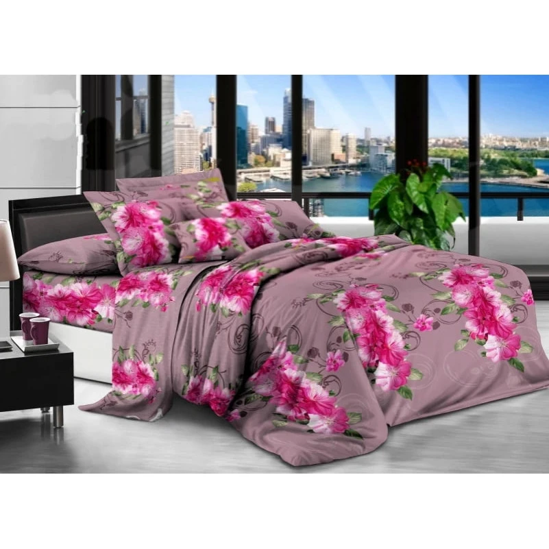 Комплект постельного белья Микрофибра принт 15-0058-1 Lahore