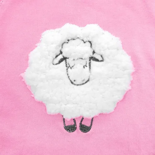 Піжама дитяча з аплікацією Баранчик "Lamb" pink - 5