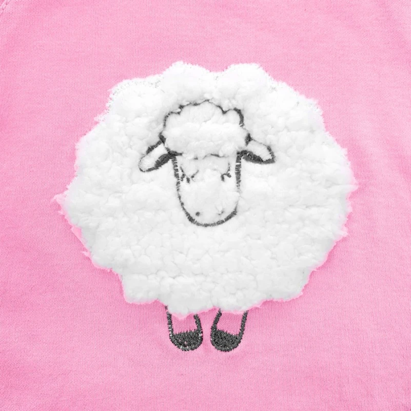 Пижама детская с аппликацией Баранчик "Lamb" pink - 4
