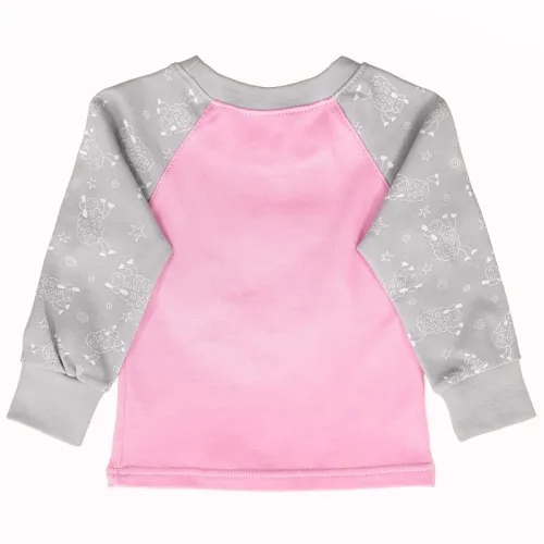 Піжама дитяча з аплікацією Баранчик "Lamb" pink - 4