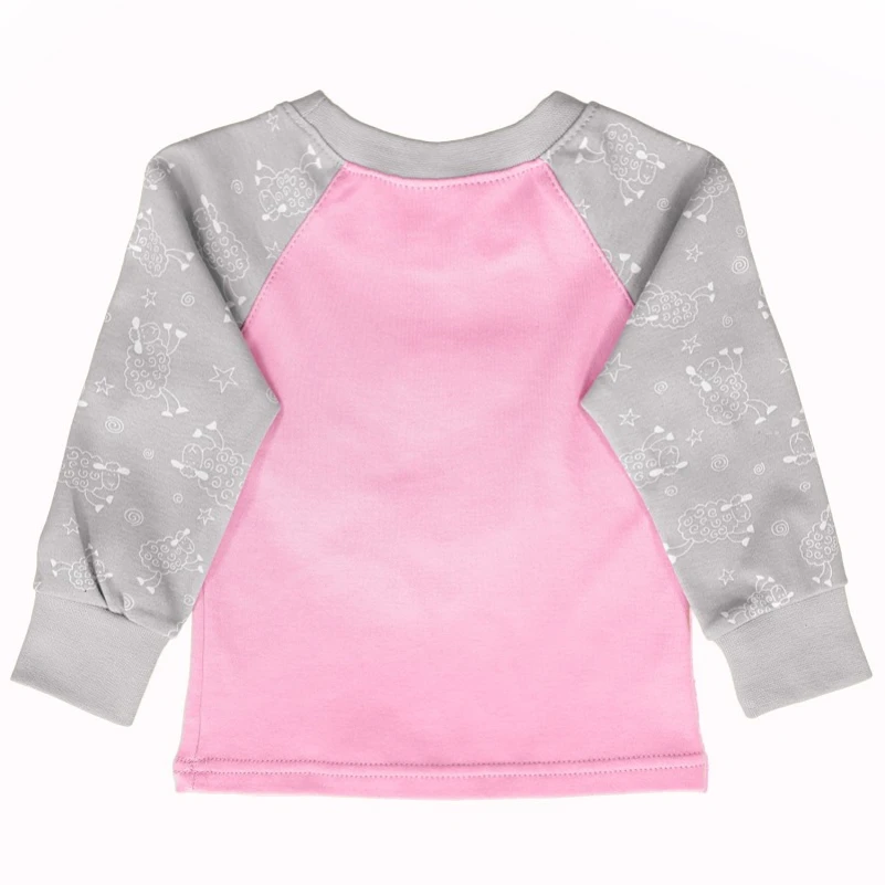 Пижама детская с аппликацией Баранчик "Lamb" pink - 3