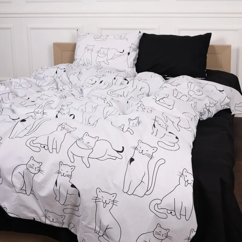 Підковдра Бязь 17-0620 Lazy cat - 4