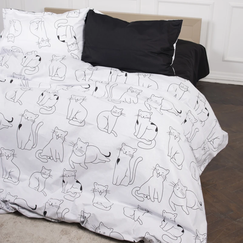 Комплект постільної білизни MirSon Ranforce Elite 17-0620 Lazy cat - 5