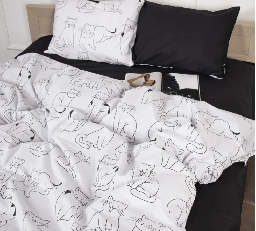 Постільна білизна Бязь 17-0620 Lazy cat - 2