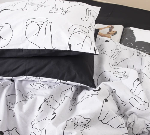 Наволочка MirSon Ranforce Elite 17-0620 Lazy cat