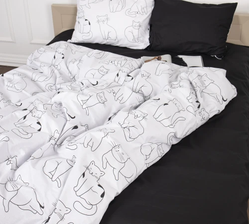 Підковдра Бязь 17-0620 Lazy cat - 2