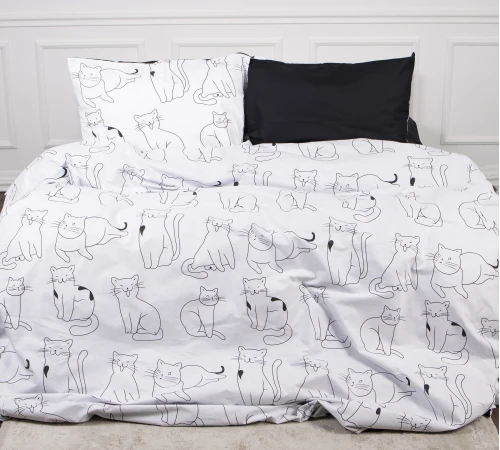 Комплект постільної білизни MirSon Ranforce Elite 17-0620 Lazy cat