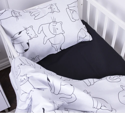 Простынь детская Бязь Kids Time 17-0620 Lazy cat