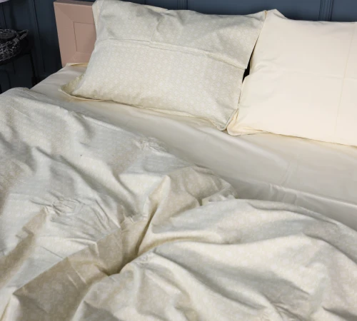 Простынь Сатин 22-1388 Lemon Geometry