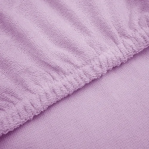 Простынь на резинке К Terry Line "Lilac" - высота 25 см