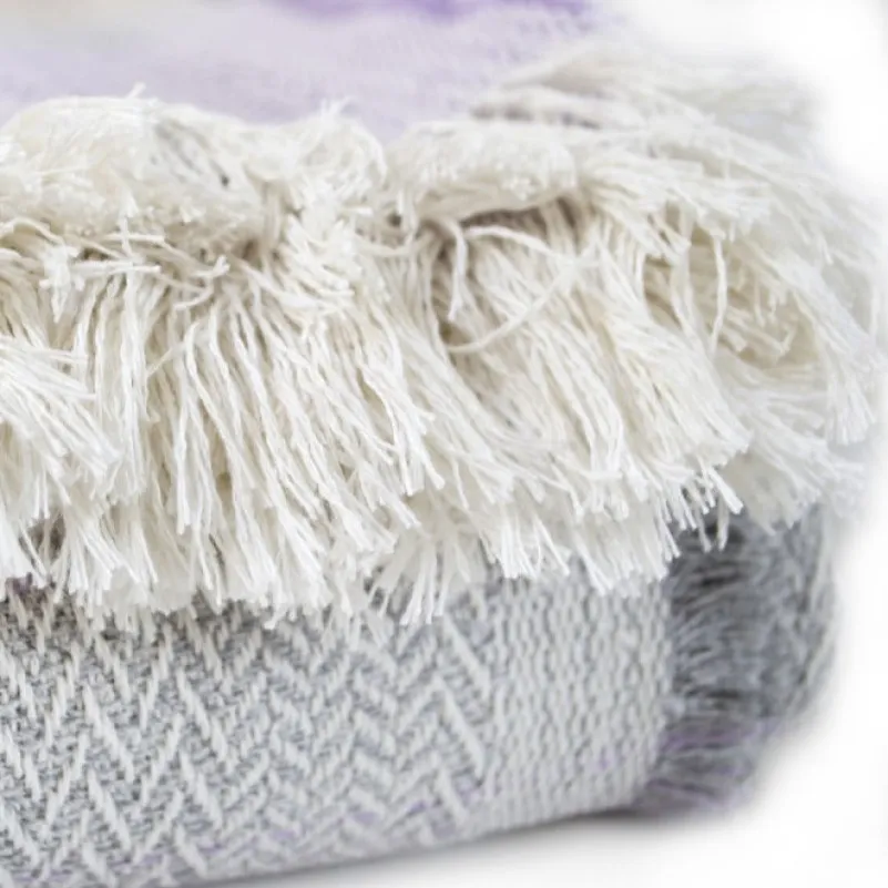 Покривало C №1320 Lilac/gray - 3