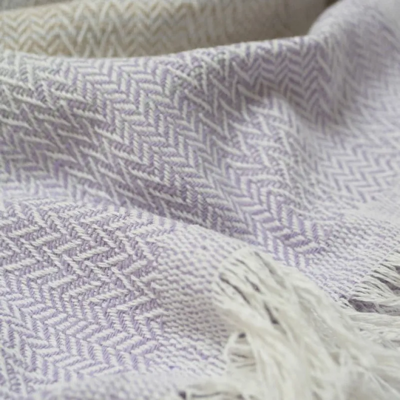 Покривало C №1320 Lilac/gray - 1