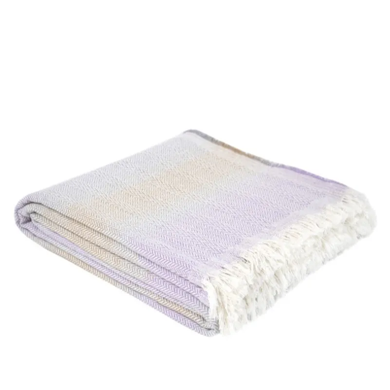 Покривало C №1320 Lilac/gray - 2