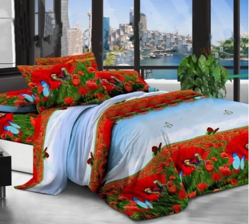Комплект постельного белья Микрофибра принт 15-0059-1 Lima
