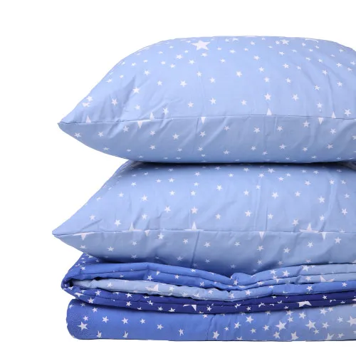 Літній постільний комплект №2952 Сolor Fun Line 17-0432 Milky Way Silk (ковдра + 2 наволочки) - 2