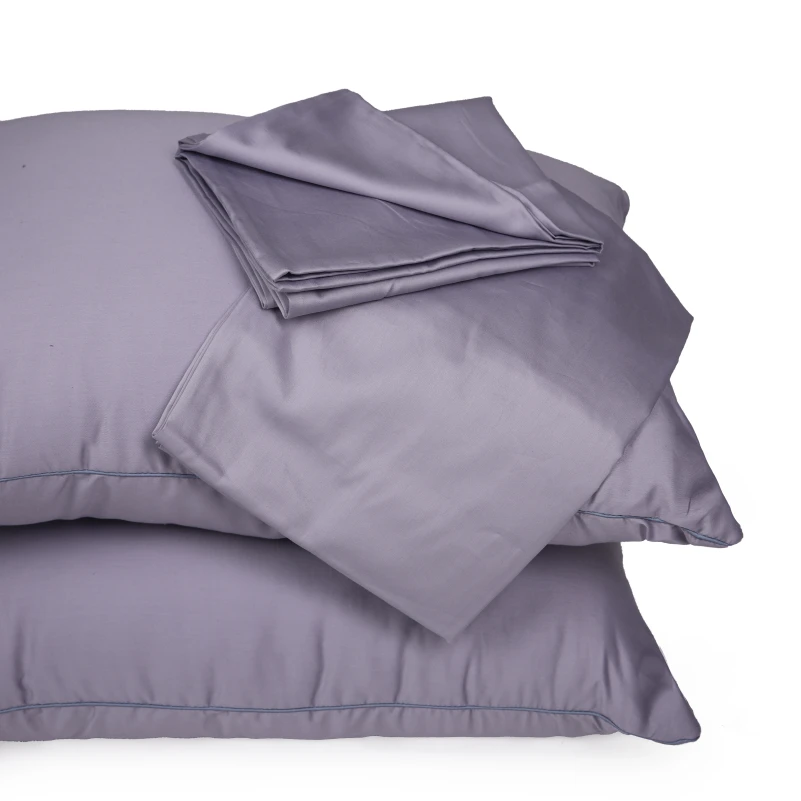 Летний постельный комплект №2992 Line Satin Premium 0251 Skyline "Modal" (одеяло + 2 наволочки) - 9