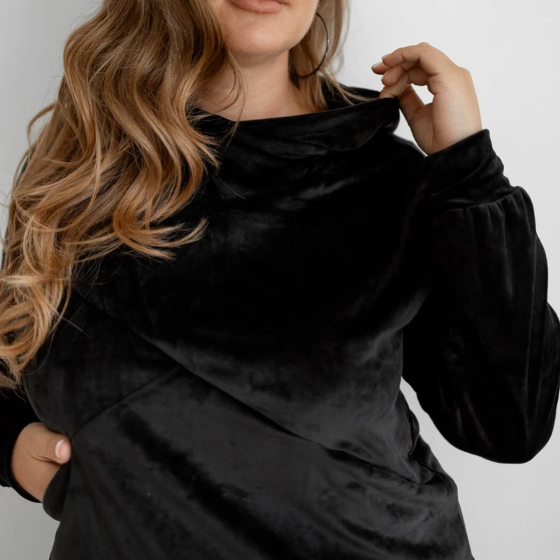 Жіночий домашній костюм "Liv" black - 2