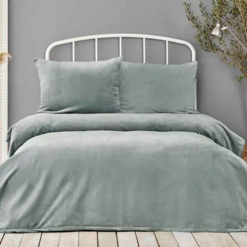 Набор покрывало + наволочки С "Luxe Layers blue"