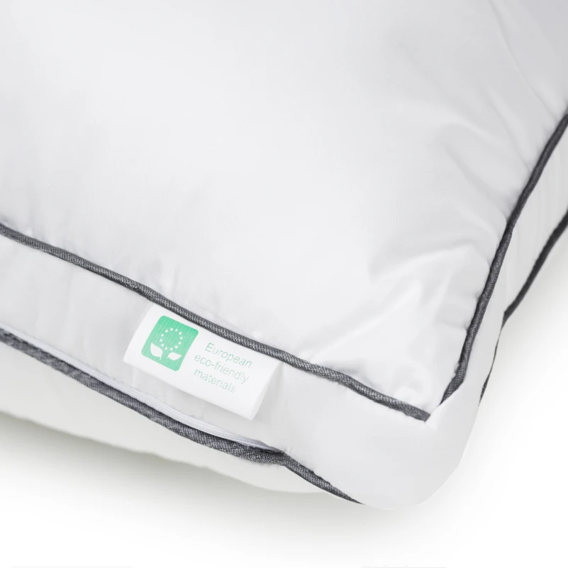 Подушка антиаллергенная Luxury Exclusive №570 Eco-Soft мако-батист (высокая) - 4