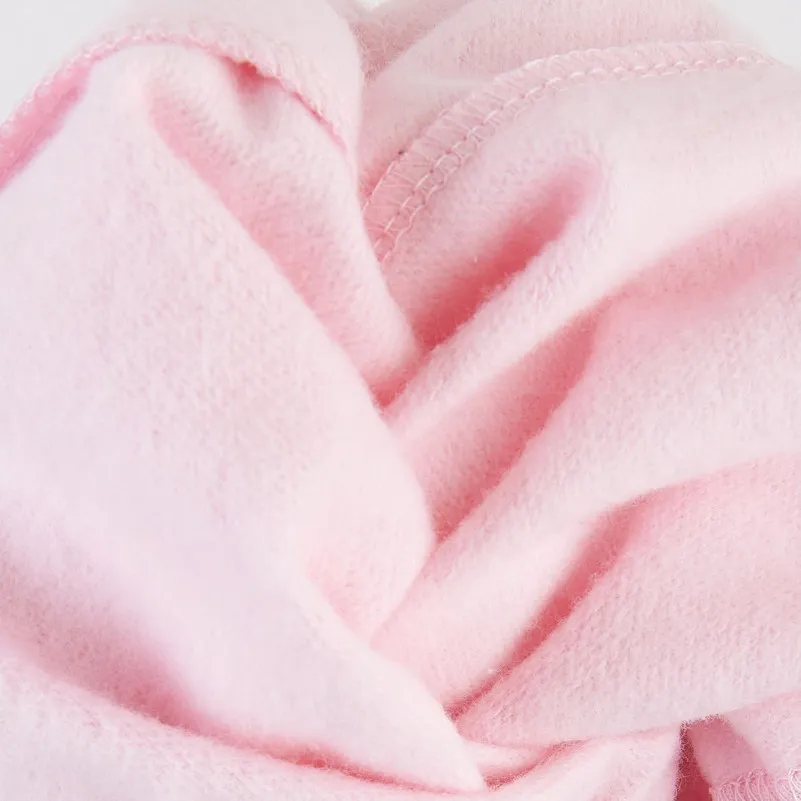 Піжама дитяча утеплена для дівчат (світшот + штани) "Mia" pink heart - 4