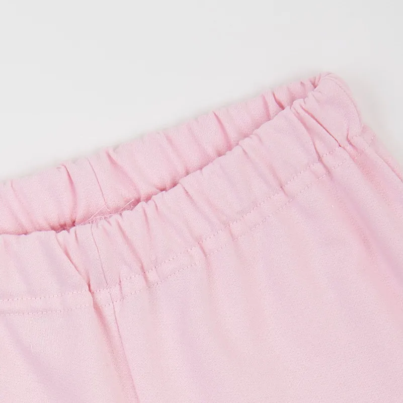 Піжама дитяча утеплена для дівчат (світшот + штани) "Mia" pink heart - 2