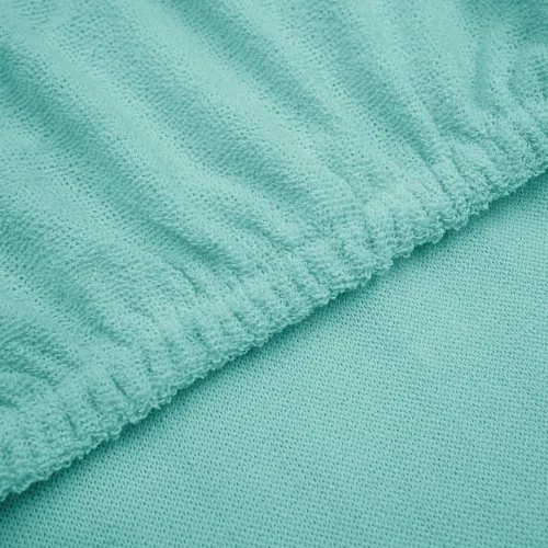 Простынь на резинке К Terry Line "Mint" - высота 25 см
