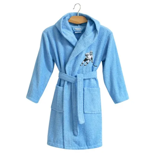 Халат дитячий "Mono Soft" hockey blue