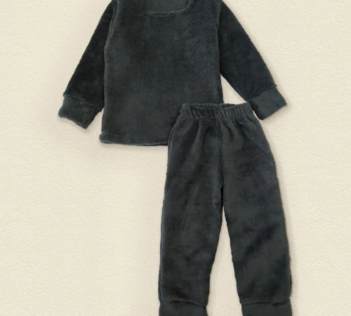  Пижама детская теплая "Nebula Nights" asphalt